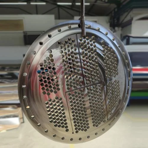 Plaque tubulaire percée – usinage haute précision